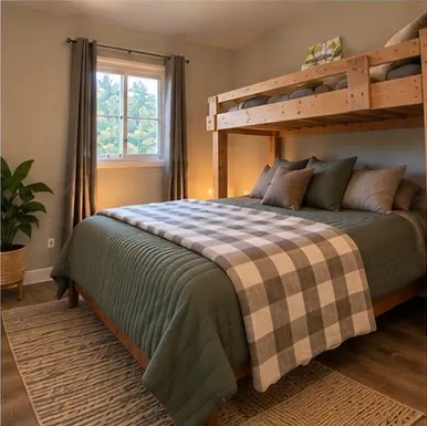 Lodge bedroom